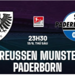 Preussen Munster vs Paderborn, 23h30 ngày 13/9